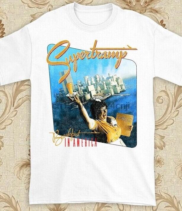 SALE Supertramp Breakfast In America rock band shirt Unisex T-Shirt XXXL