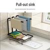 Kitchen Dishcloth Drying & Storage Rack