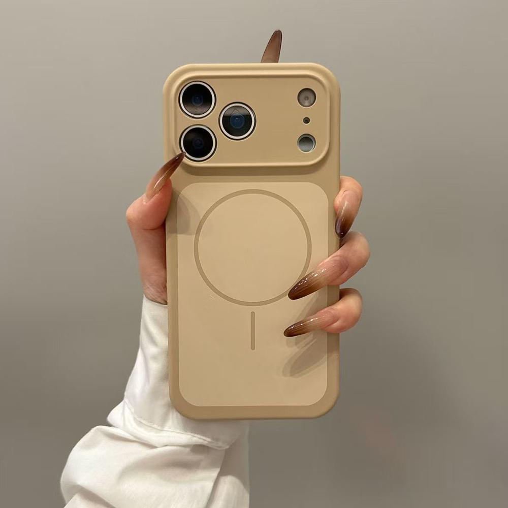 Original Liquid Silicone Pure Color Phone Case For iPhone 17 Pro Max 17Pro 17 Air For Magsafe Magnetic Wireless Charging Cover