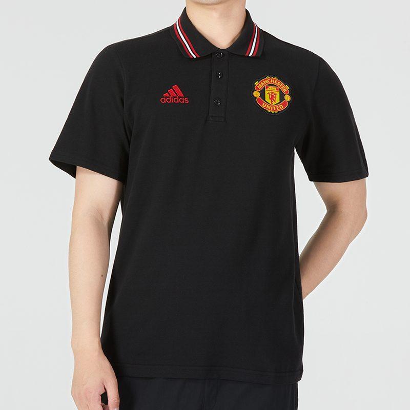 Adidas Polo Shirt Manchester United Men's Black HE6664