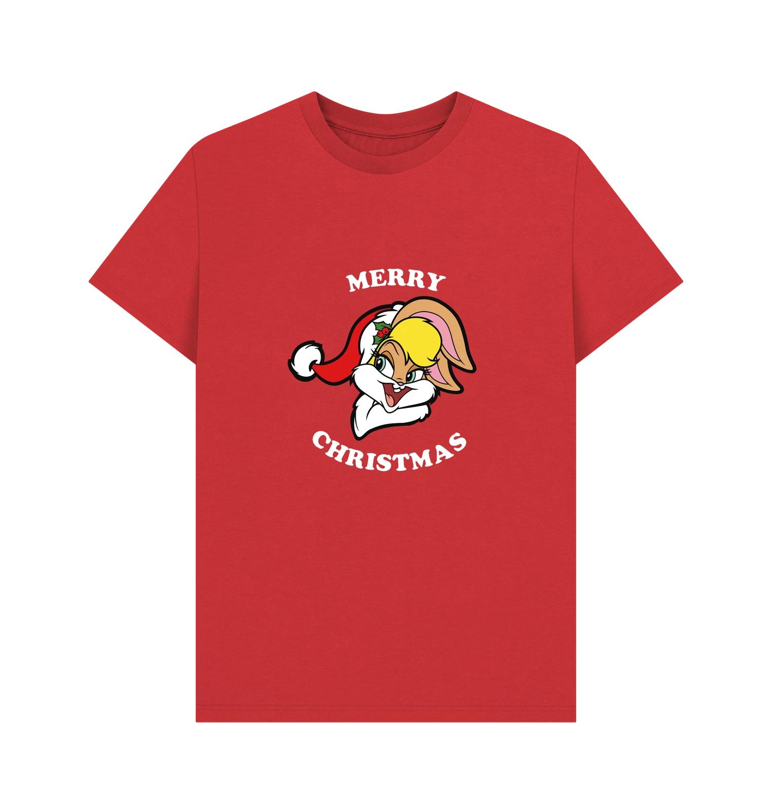 PREMIUM OFFICIAL Looney Tunes Looney Tunes Official Lola Bunny Graphic Red T-... S