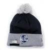 New Era New York Yankees 2025 MLB Batting Practice Road Knit Beanie Cap Navy-Grey [Used]