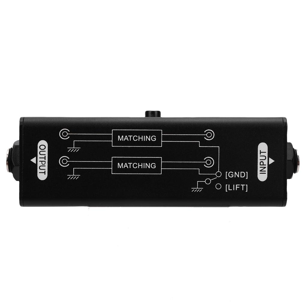 Portable 6.35MM Ground   Isolator Professional Hum   Sound Signal Isolator Noise Filter for Car Home Sound System