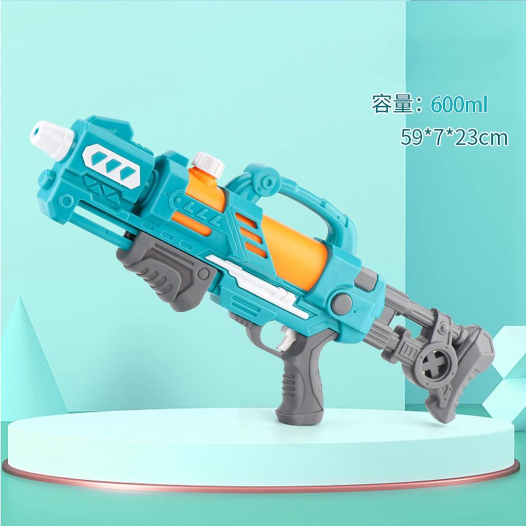 600cc Water Gun, Large Capacity, Super Powerful, 8-10m Distance, Air Compressor, Water Gun for Water Gun Battles, Water Play, Water Gun for Kids and