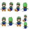 Super Mario Plush Toy Soft And Cuddly Luigi Stuffed Animal For Kids And Collectors 19x16x21cm