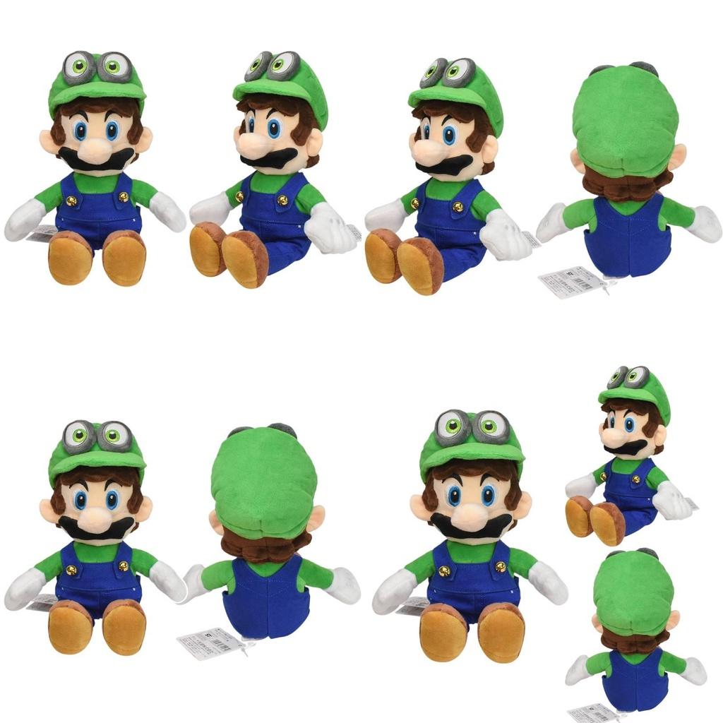 Super Mario Plush Toy Soft And Cuddly Luigi Stuffed Animal For Kids And Collectors 19x16x21cm