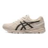 Asics Gel-Contend 1 Bequemes Textil Synthetisches Leder Low-Top Kurzstrecken-Laufschuhe Herren Sneaker Beige 1011B645-100