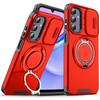 For Samsung Galaxy A13 A23 A14 A54 A04S A15 A25 A35 A55 A05 A05S A16 A26 A36 A56 A06 Magsafe Magnetic Wireless Charge Ring Case