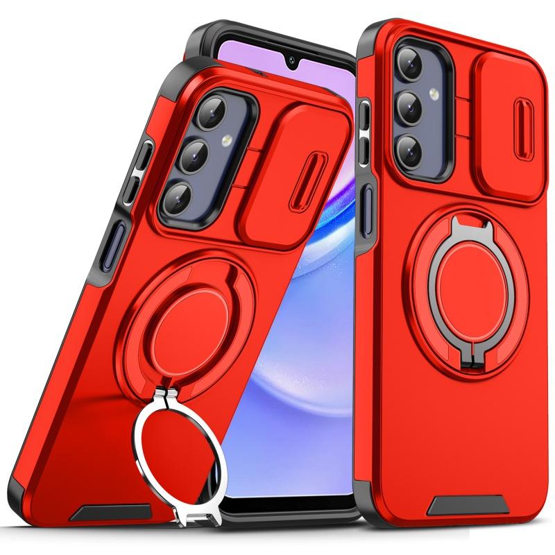 For Samsung Galaxy A13 A23 A14 A54 A04S A15 A25 A35 A55 A05 A05S A16 A26 A36 A56 A06 Magsafe Magnetic Wireless Charge Ring Case