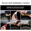 Warning Car Reflective Strip Security Tag Car Door Bumper Sticker Anti-collision Safety Mark Auto Side Anti-scratch