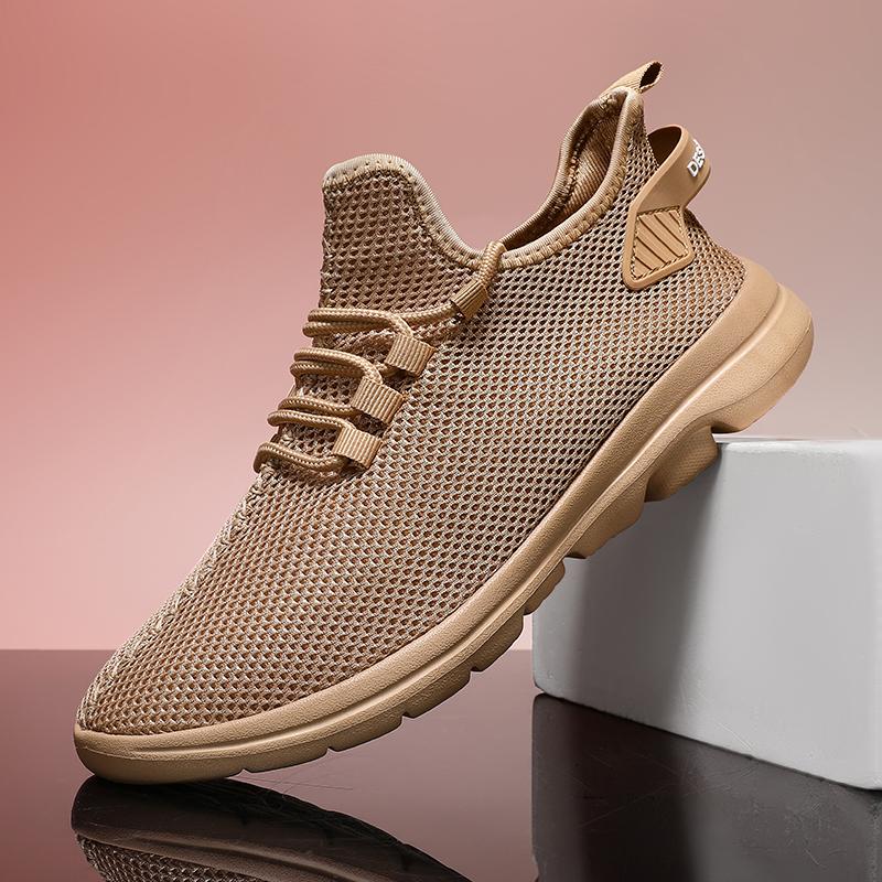 Men Running Shoes Bis Size Classic Flat Mesh Comfortable Jogging Shoes Lightweight Gym Sports Shoes 2025 New Sneakers for Men
