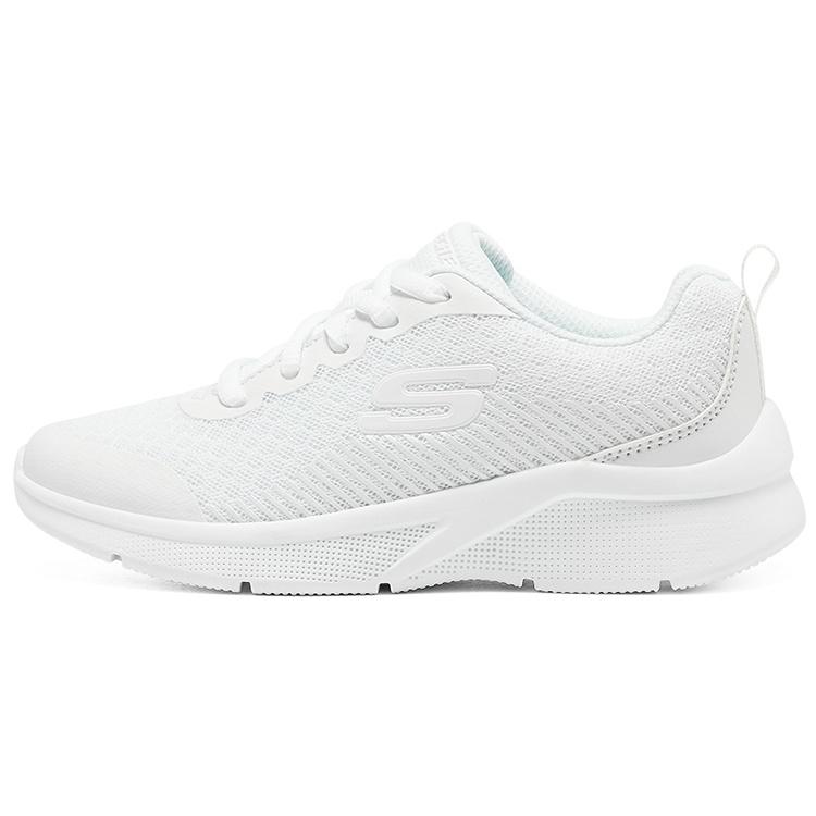 (GS) Skechers GoRun Consistent Shoes White Blue Kids 302603L-WHT EU 32