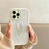 INS Wind Tulip Apple 14/13/12/11 Mobile Phone Case iPhoneXSMAX/XR All-inclusive 7P/8p Women's Model