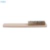 [TL][TL]2/5/10Pcs Wood Handle Brass Wire Brush For Industrial Devices Surface/Inner Polishing Grinding Cleaning 6x16 Row Brushes
