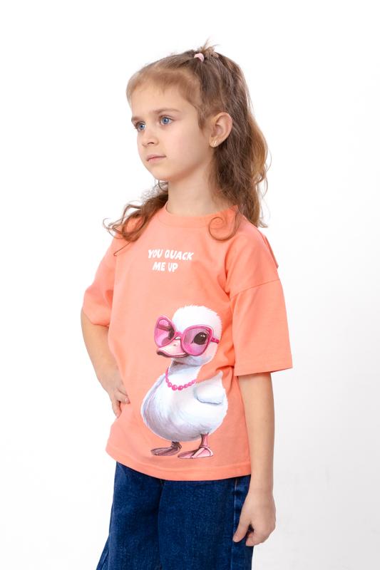 Girls' T-Shirt – Duck in Colorful Glasses, Summer 6414-001-33-5-5 HC