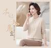 2024 Women's Autumn Knit Sweater – Versatile Round Neck Base Layer for Middle-Aged & Elderly