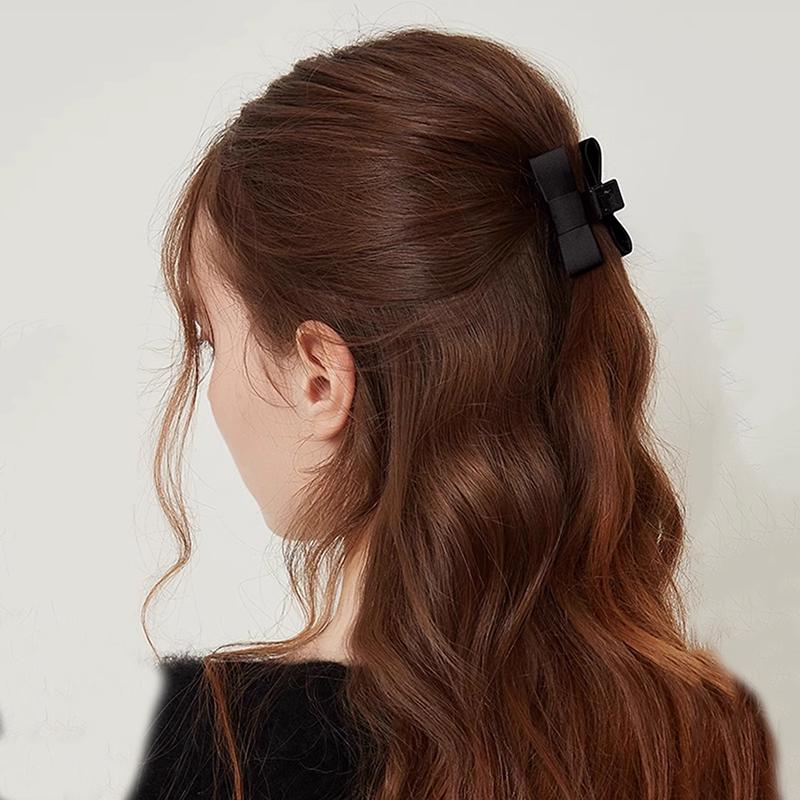 

Lystrfac Заколка для волос Цветы денима и розы для женщин и девушек, акулья заколка для волос, клипса для волос на затылок, аксессуары для волос в стиле клипсы-краба