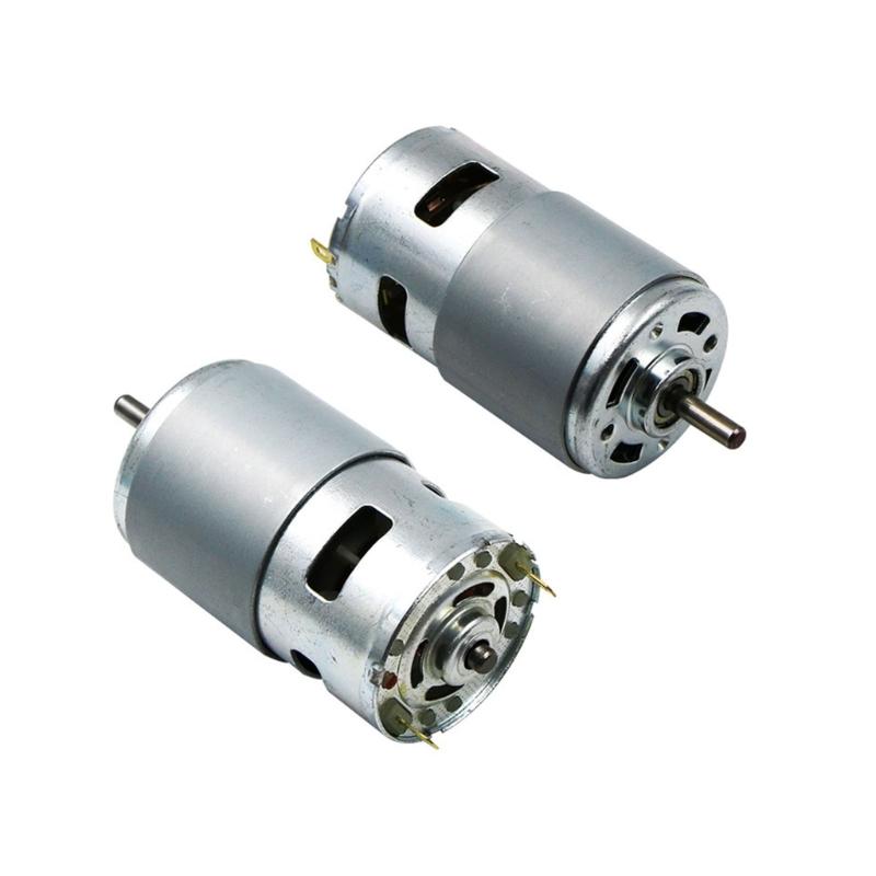 895/795/755 Large Torque Motor 12V 6000RPM 24V 12000RPM Double Ball Bearing