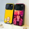 One P-Punch Anime S-Saitama M-Man Phone Case For iPhone17 16 15 14 13 12 Pro Max Grey Black Matte Laser Metallic Aurora Funda