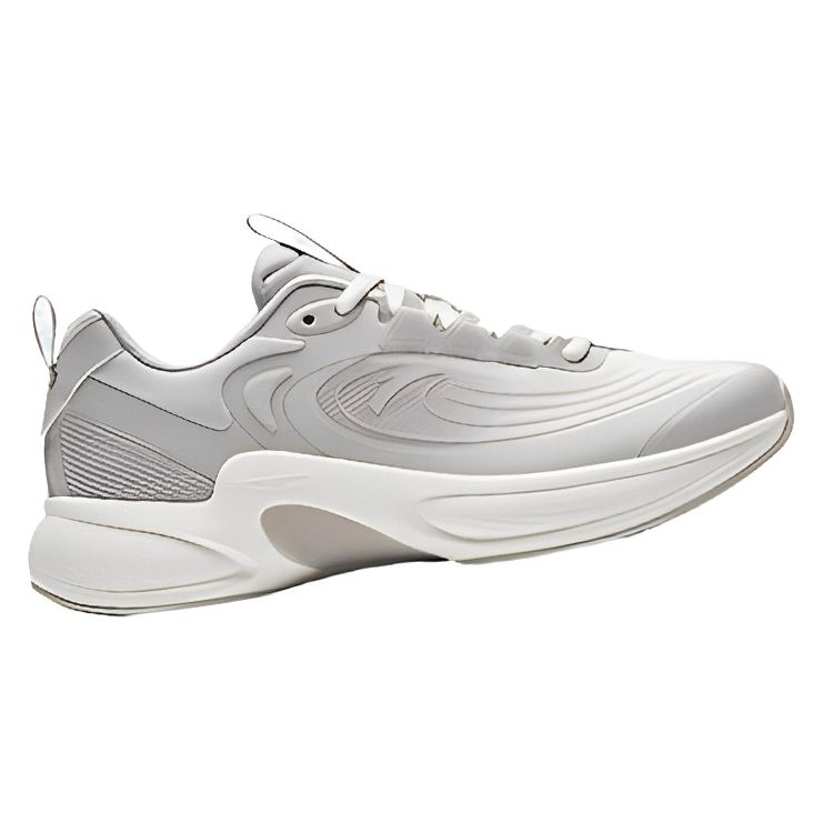 Anta C37+ V2 Mesh Urban Running Shock Absorption Non-Slip Low-Top Running Shoes Men Sneaker Gray White 912335537-3