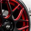 2026 Hot For VW VOLKSWAGEN 65MM Car Wheel Hubcap Stickers Decals for Volkswagen RLINE GTI ABT Golf 5 6 7 Polo Passat Golf Tiguan