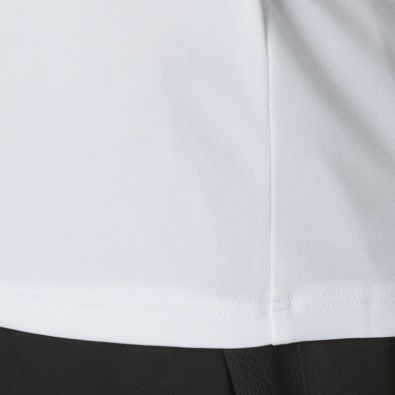 Under Armour Breathable Quick-Dry Crew Neck Solid Color Pullover T-Shirt With Small Logo Women T-Shirts White 1384246-100