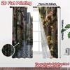 Flat Printing Curtains Without Rod Stoneflower Alley Print Chic Versatile Fabric All Curtain Set Of 2 Made Polyester Washable