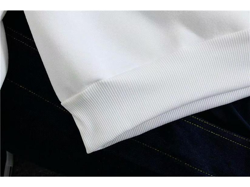 Pánská mikina s fleecovou podšívkou ve stylu 2024 - Ležérní volný střih na podzim a jaro