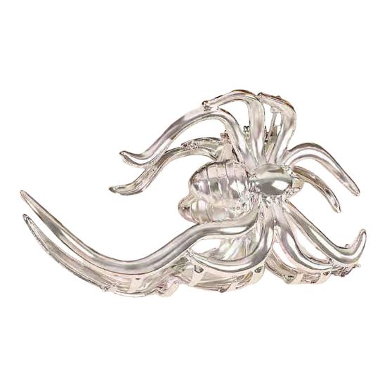 Halloween Hair Claw Black Spider Web Skeleton Hand Bat Shape Hair Clip Anti-slip Teeth Back Head Shark Hair Clip Styling Accessory