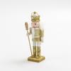 4Pcs Christmas Nutcrackers Ornaments Wooden Nutcrackers Soldier Figures Toy Tree Pendant for Christmas Party Decorations