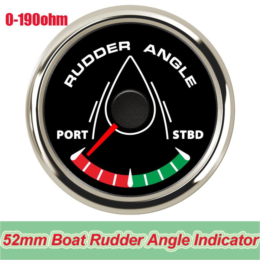 52mm Gauges Fuel Level Meter for Car Boat Yacht Gas Diesel Oil Tank Level Gauge Indicator 7colors LED Backlight Without Sensor