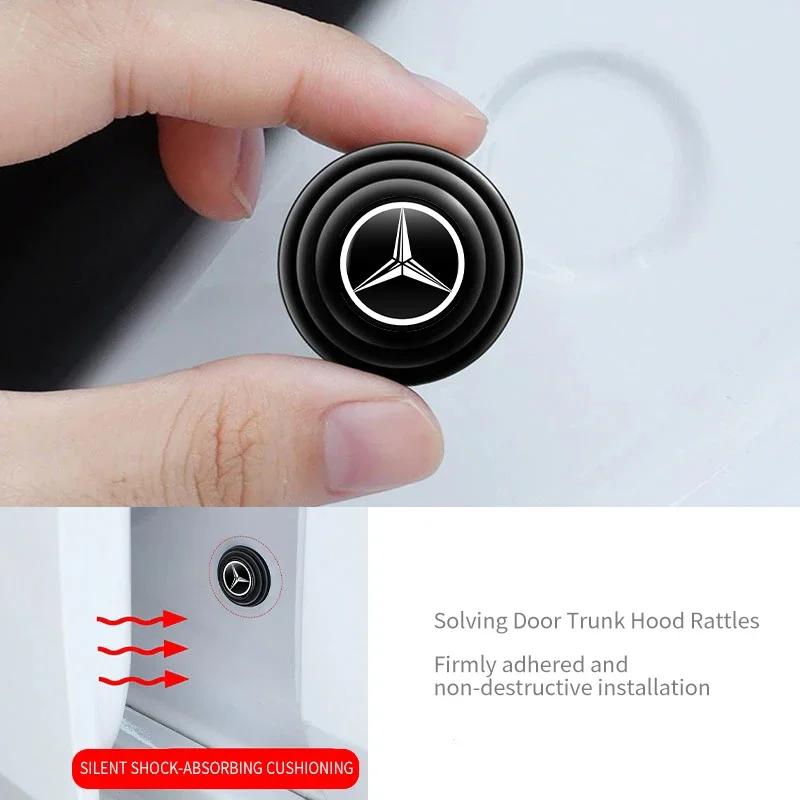 Car Sticker Car Door Switch Anti-shock Pad Silicone Buffer Mats For Mercedes Benz AMG W204 W205 W203 W211 W212 W213 W201 W210 W1