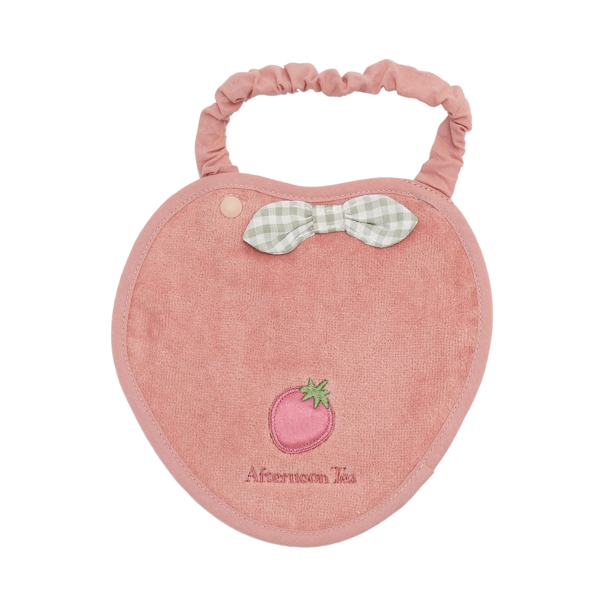 Tea AfternoonTea LIVING Bib JR13 Strawberry Bib Pink [Afternoon Living] розовый