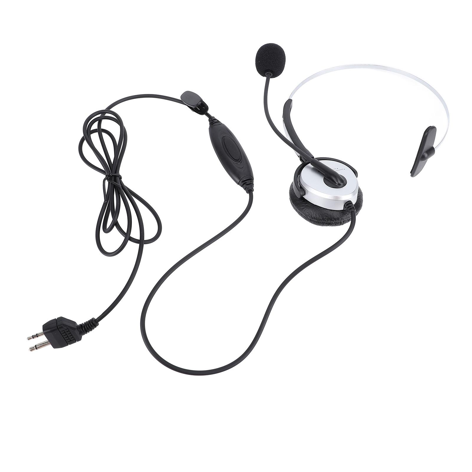 

Intercom Radio Headset Single Side 2 Way Radio Earphone for MIDLAND G6 G7 G8 LXT80