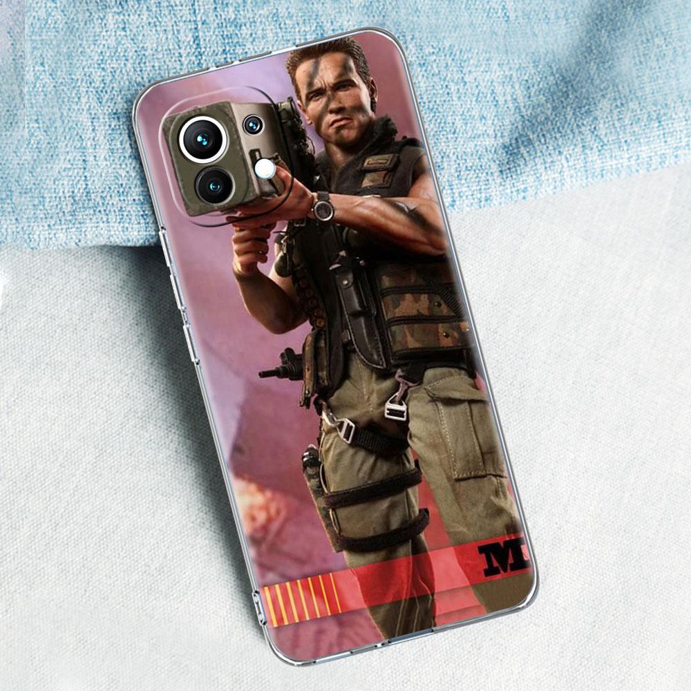 

Arnold Schwarzenegger Movie Commando 1985 Capa для Xiaomi Mi 11 10T Note 10 Lite 9T 9 Case Poco X3 NFC M3 F3 GT F2 Pro 5G Cover Mi Poco X2