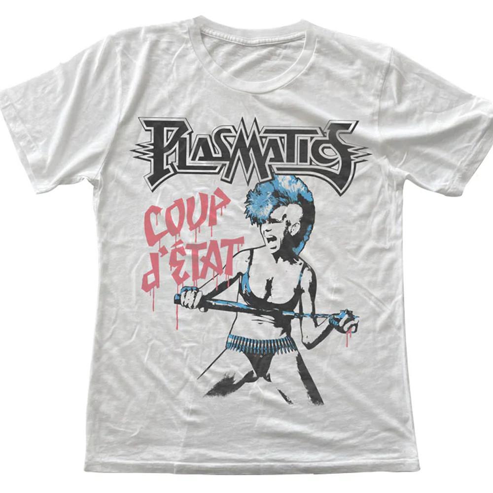 Plasmatics band Wendy O Williams white TShirt short sleeve All sizes Unisex T-Shirt XL