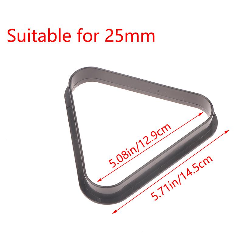 ZZ-1Pc Snooker Tri-angle Billiard Triangle Frame Rack Plastic Table Ball Rack Snooker Accessories 25mm 32mm 38mm 44mm 52mm 57mm