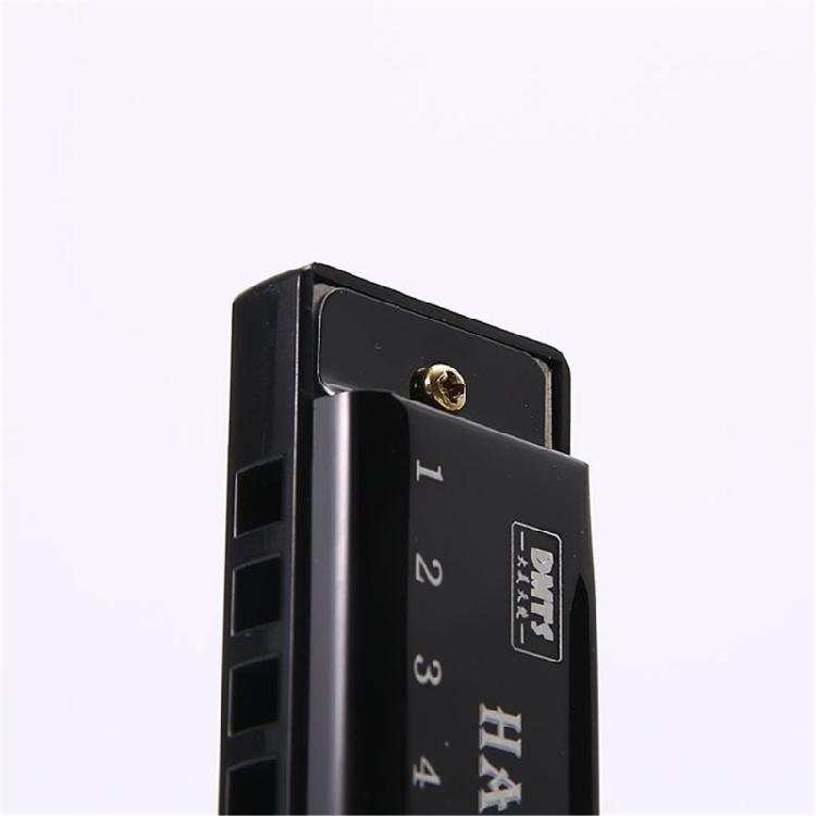 Premium 10 Hole Harmonica with Metal and ABS Resin Comb Ensures Bright and Crisp Notes Travel Musical Instrument