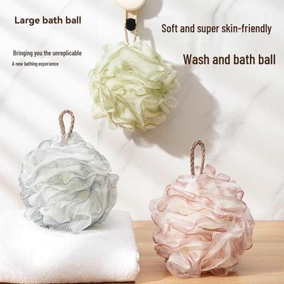 Luxuriöser großer weicher Bade-Duschball – Langlebig, niedlich, schäumendes Peeling für Frauen
