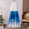 Yunnan Tie-Dye French High-End Summer Lace-Up Dress