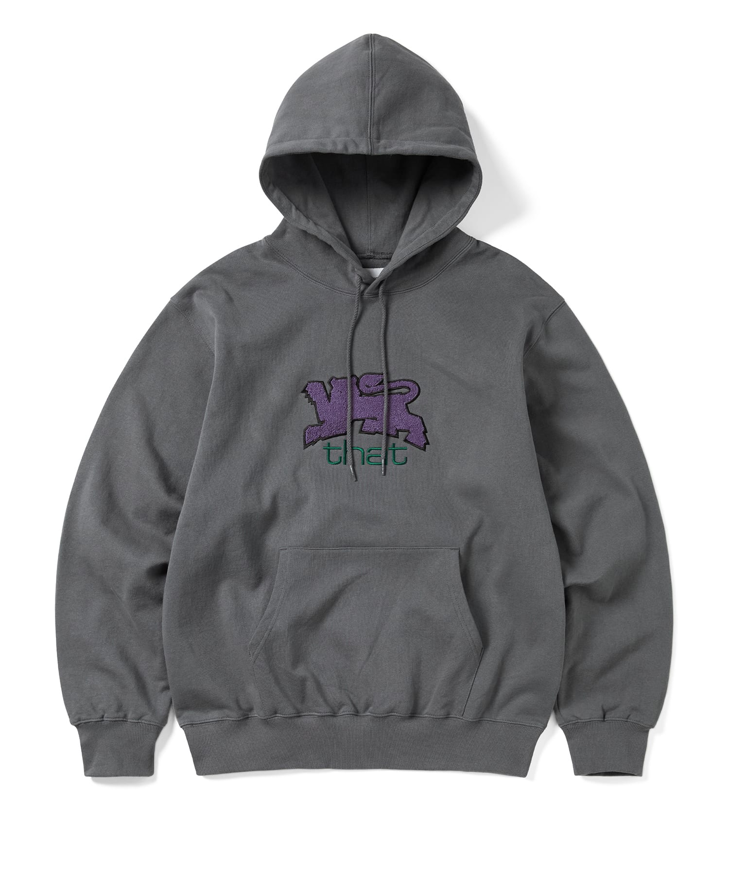 This Is Never That Lion Hoodie Dark Gray S