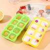 Ice Tray Mold with Lid Stackable Ice Cube Trays for Freezer One-Click Release Sealed Ice Cube Maker for Home Use