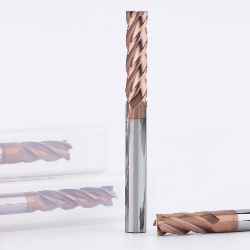 55 Degree Tungsten Steel Milling Cutter 4-blade Extended Carbide End Mill 200 Length And 150 Length CNC Hardware Tool