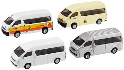 KATO Bus de maternelle Toyota Hiace Super Long de calibre N, fournitures pour modèles ferroviaires (4 unités) 23-651B