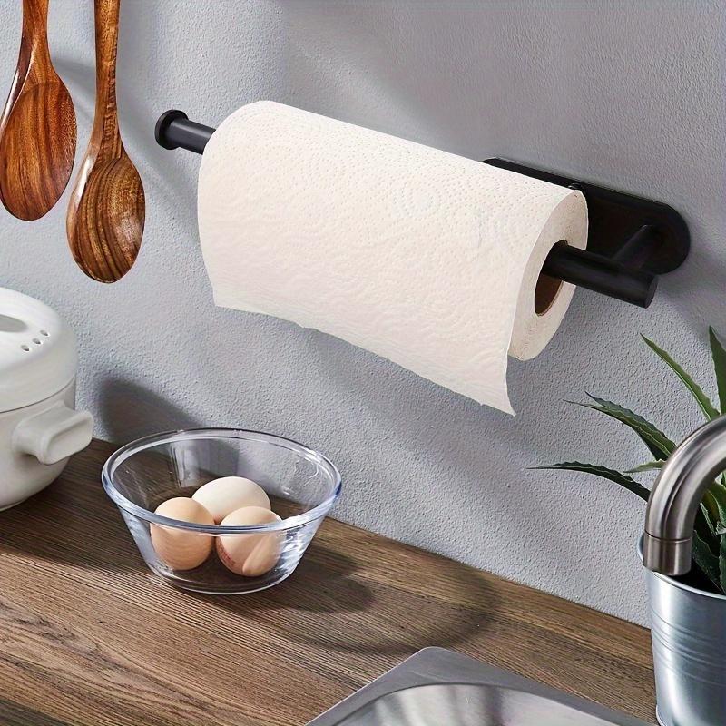 Kitchen Tissue Holder Save Space Home Accessories No Punching Wall Mounted Required Bathroom Roll Paper Holder Toilet Towel Rack