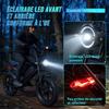 Vélo Électrique Fat Bike 20" – SMARTRAVEL DK400-MAX – Double Moteur 2×250W – Batterie 48V 20Ah – Freins Hydrauliques – Jusqu'à 80km