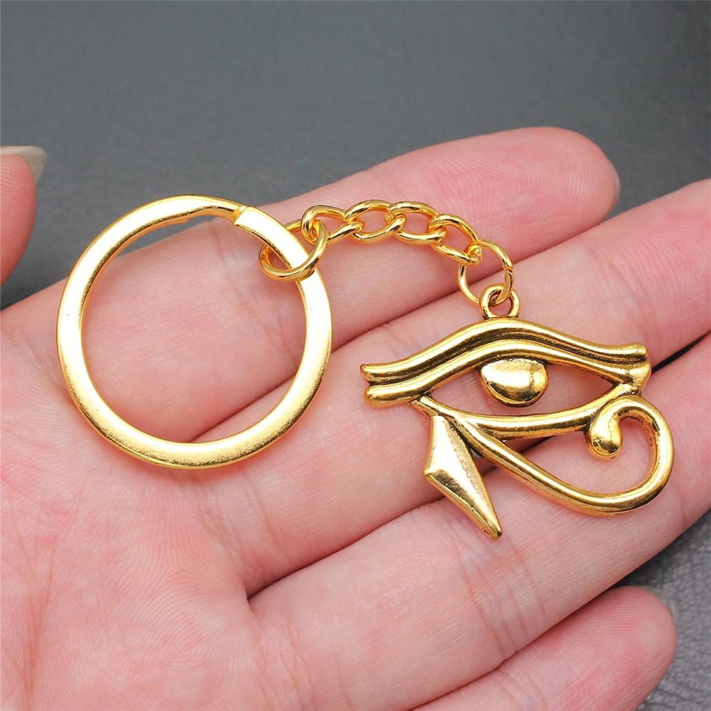 28mm Key Ring Hamsa Hand Eye Of Horus Wedding Jewelry Findings QY025