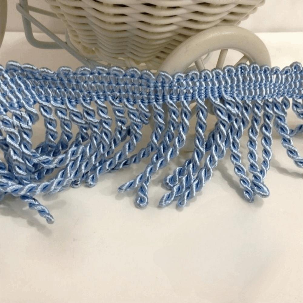 11M Polyester Fringe Lace Fabric Trim Craft Supplies Gold Fringe Trim Lace Trim Ribbon  Latin Dress