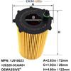 3Pcs Oil Filter 26320-3CAA0 for Hyundai Azera Santa Fe Kia Cadenza Sedona Sorento Engine Oil Filter Replacement CH10855 263203CAA0 Engine Parts