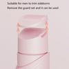 Rechargeable Cordless Hair Remover For Sensitive Skin Compact Travel Size ABS Material Unisex Body